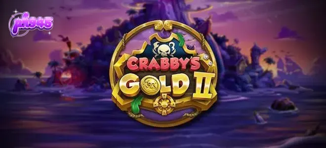 Isang makulay na visual ng Crabby’s Gold II slot na nagpapakita ng mga pirata at treasure chest.